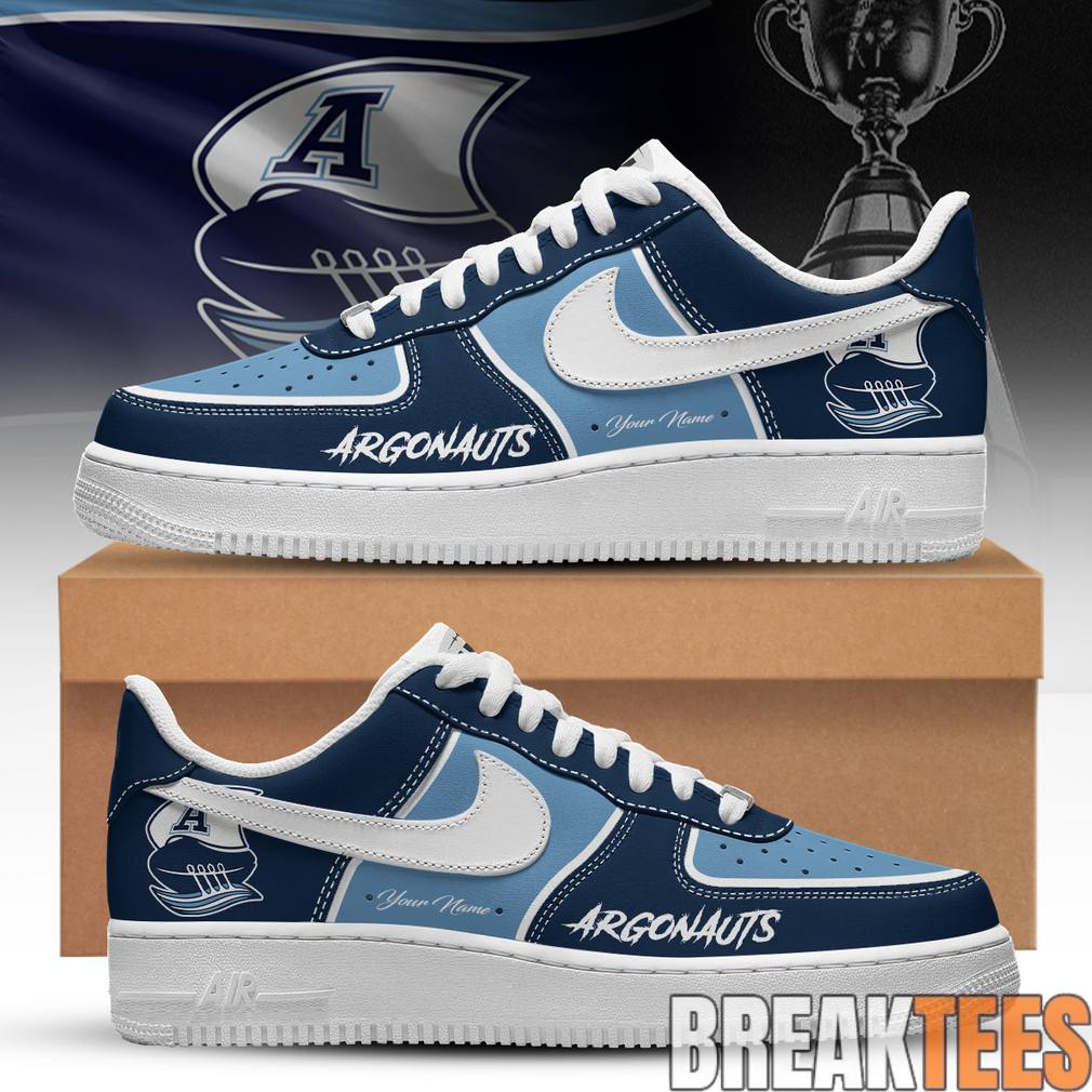 Toronto Argonauts Custom Air Force 1 Shoes Unisex T-shirt, Sweatshirt, Hoodie, Long Sleeve Tee - T-Shirt, Sweatshirt, Hoodie