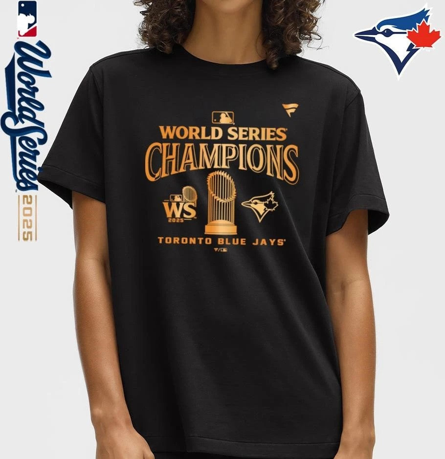 Toronto Blue Jays 2024 World Series Champions Trophy - Adult & Kids T-Shirts, Sweatshirts & Hoodies apparel design preview 4