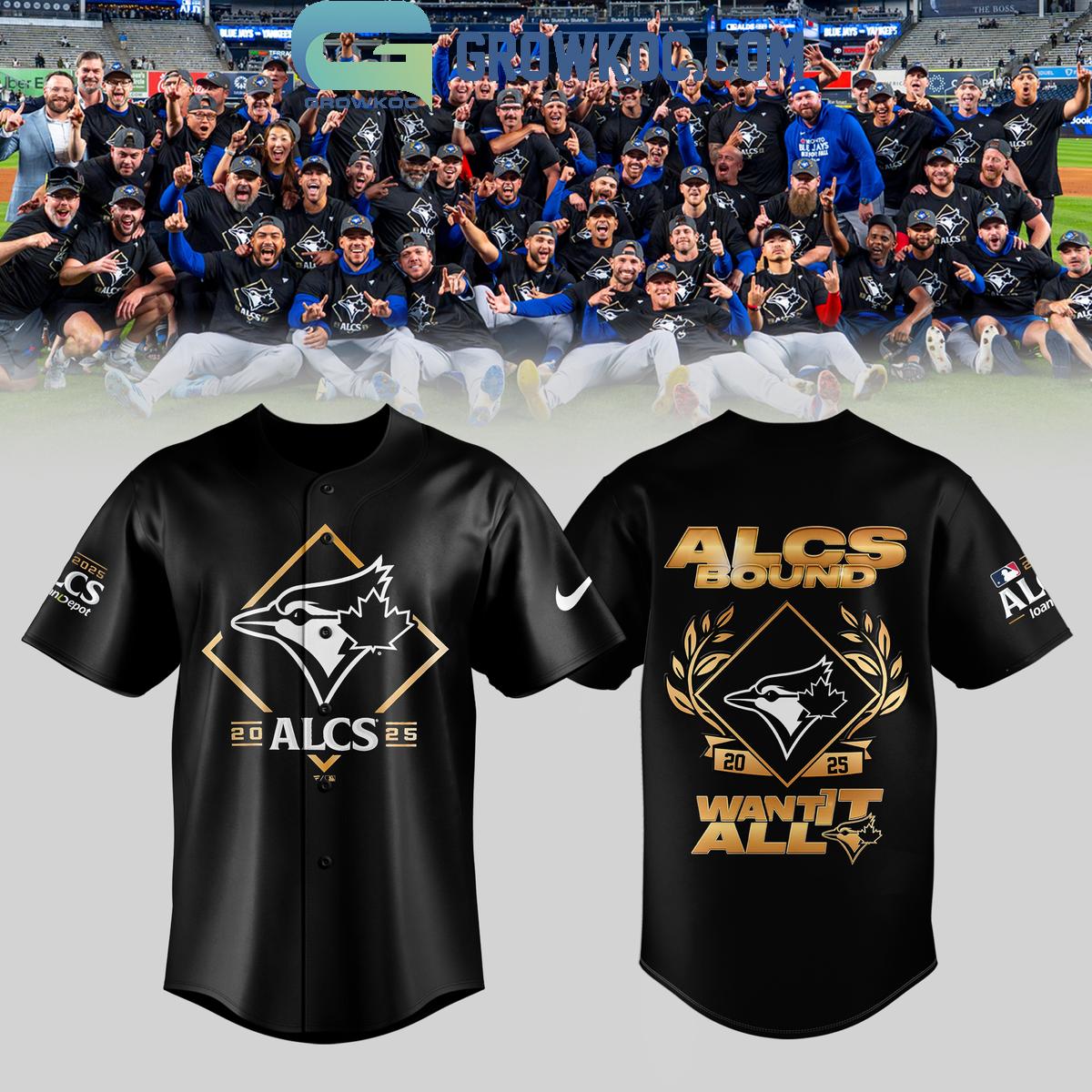 Toronto Blue Jays 2025 American League Championship Series Baseball Jersey baseball jersey product view 1