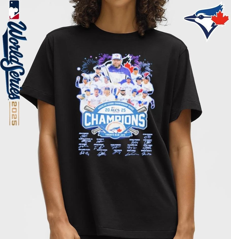 Toronto Blue Jays 2025 Road To World Series Champions - Adult & Kids T-Shirts, Sweatshirts & Hoodies apparel design preview 4