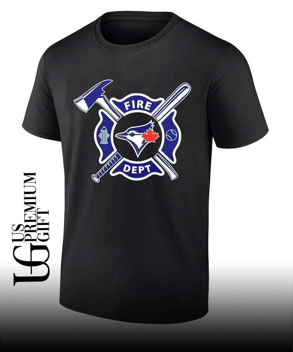 Toronto Blue Jays Fire Dept Baseball shirt Unisex T-shirt, Sweatshirt, Hoodie, Long Sleeve Tee - T-Shirt, Sweatshirt, Hoodie