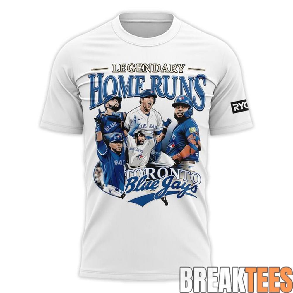 Toronto Blue Jays Legendary Home Runs - Adult & Kids T-Shirts, Sweatshirts & Hoodies apparel design preview 2