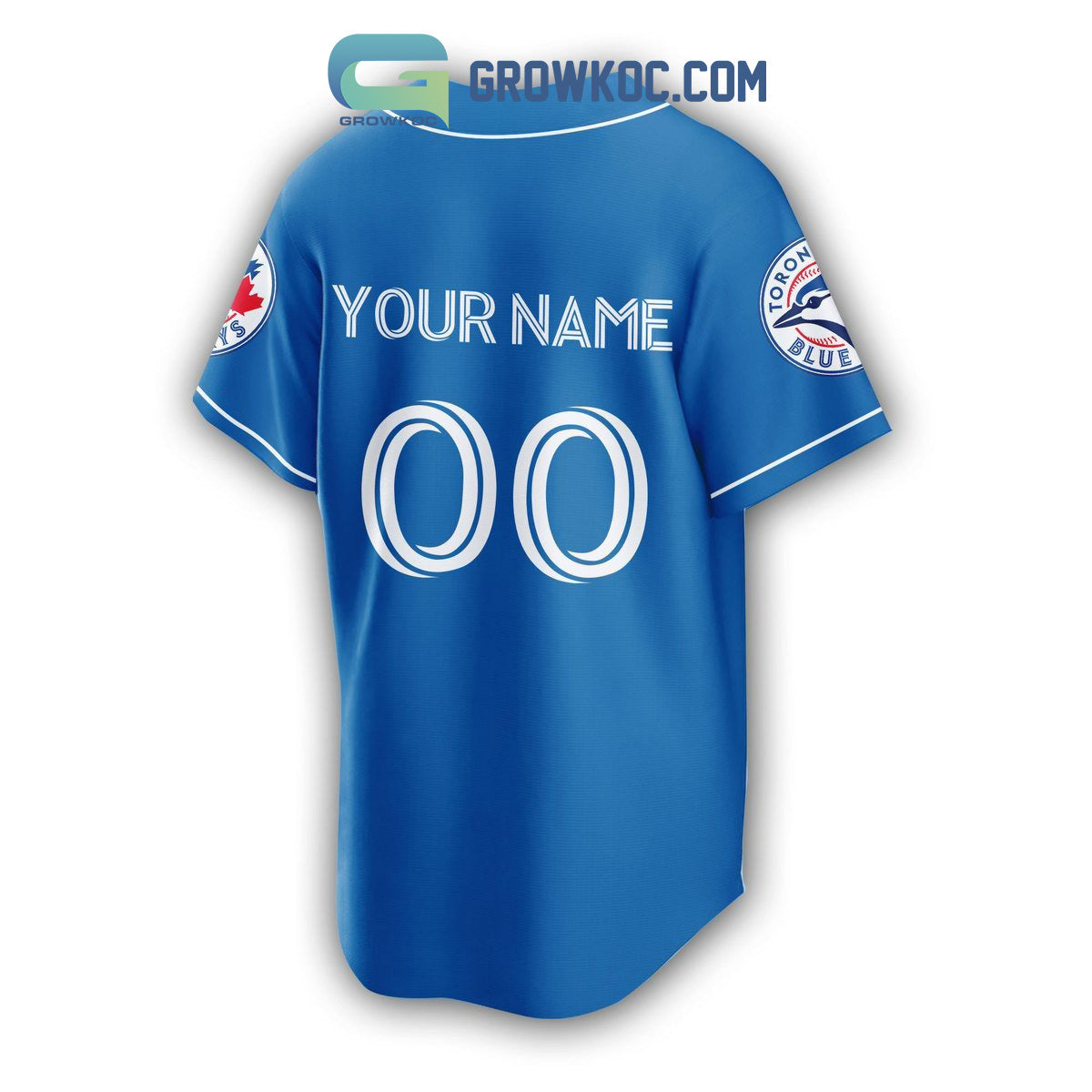 Toronto Blue Jays MLB Custom Baseball Jersey baseball jersey product view 3