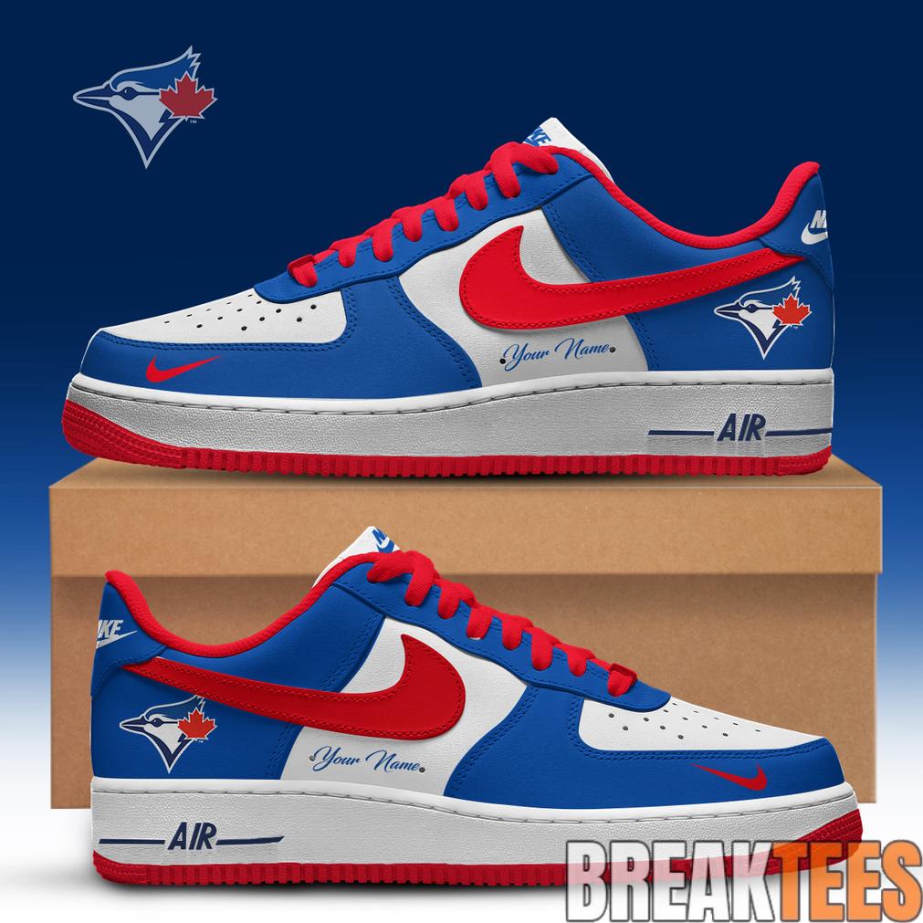Toronto Blue Jays Special Edition Air Force 1 Low Custom For Fans Unisex T-shirt, Sweatshirt, Hoodie, Long Sleeve Tee - T-Shirt, Sweatshirt, Hoodie