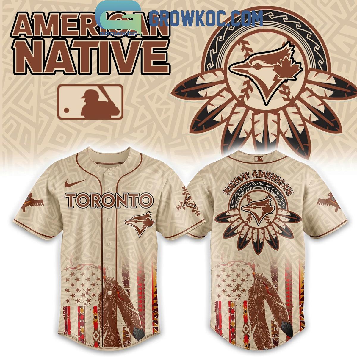 Toronto Blue Jays x Native American Heritage 2025 Baseball Jersey baseball jersey product view 1