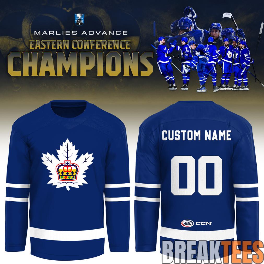Toronto Marlies AHL 2026 Custom Hockey Jersey Unisex T-shirt, Sweatshirt, Hoodie, Long Sleeve Tee - T-Shirt, Sweatshirt, Hoodie