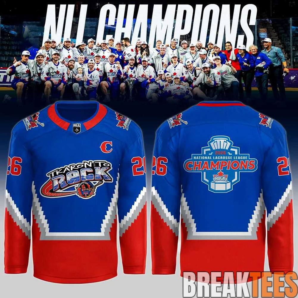 Toronto Rock NLL Champions 2026 Jersey Unisex T-shirt, Sweatshirt, Hoodie, Long Sleeve Tee - T-Shirt, Sweatshirt, Hoodie