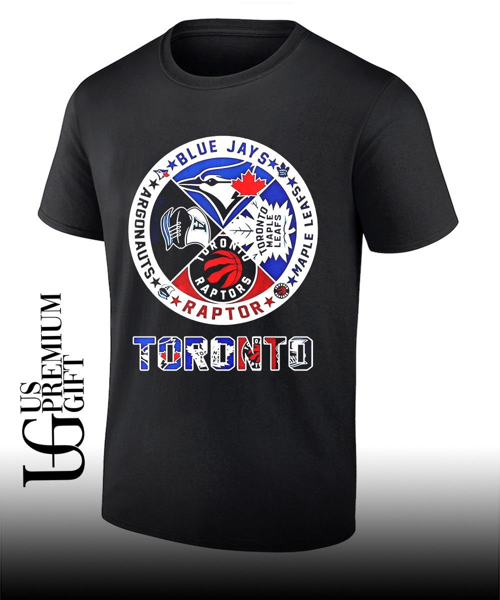 Toronto circle logo sports team Toronto Blue Jays Maple Leafs Argonauts Raptors logo shirt - T-Shirt, Sweatshirt, Hoodie