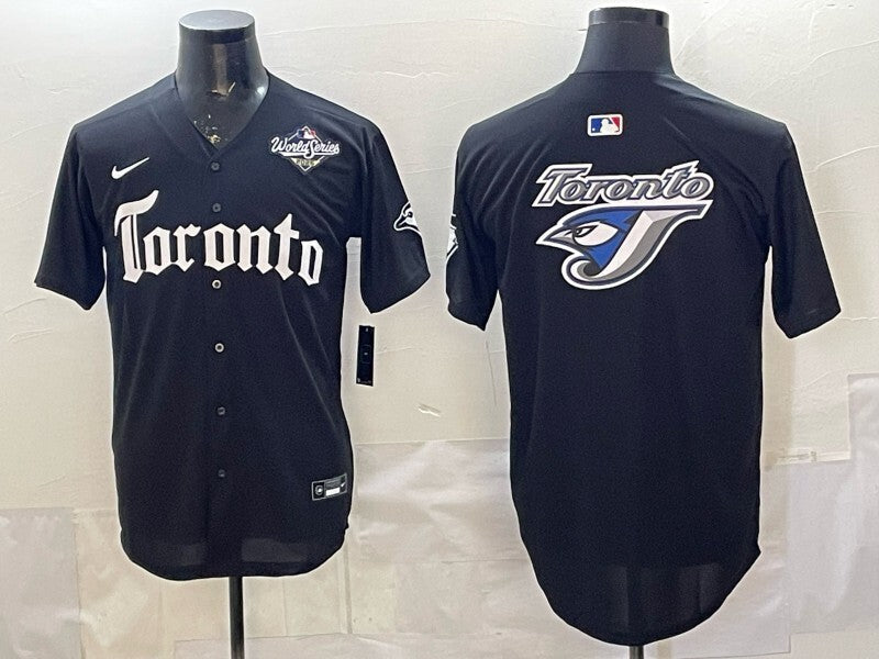 Toronto Blue Jays Blue Jays 5 Collaboration Style 1 Baseball Jersey baseball jersey product view 1