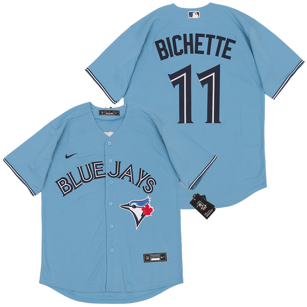 Toronto Blue Jays #11 Bo Bichette Blue Jays Light Blue Fan Baseball Jersey baseball jersey product view 1