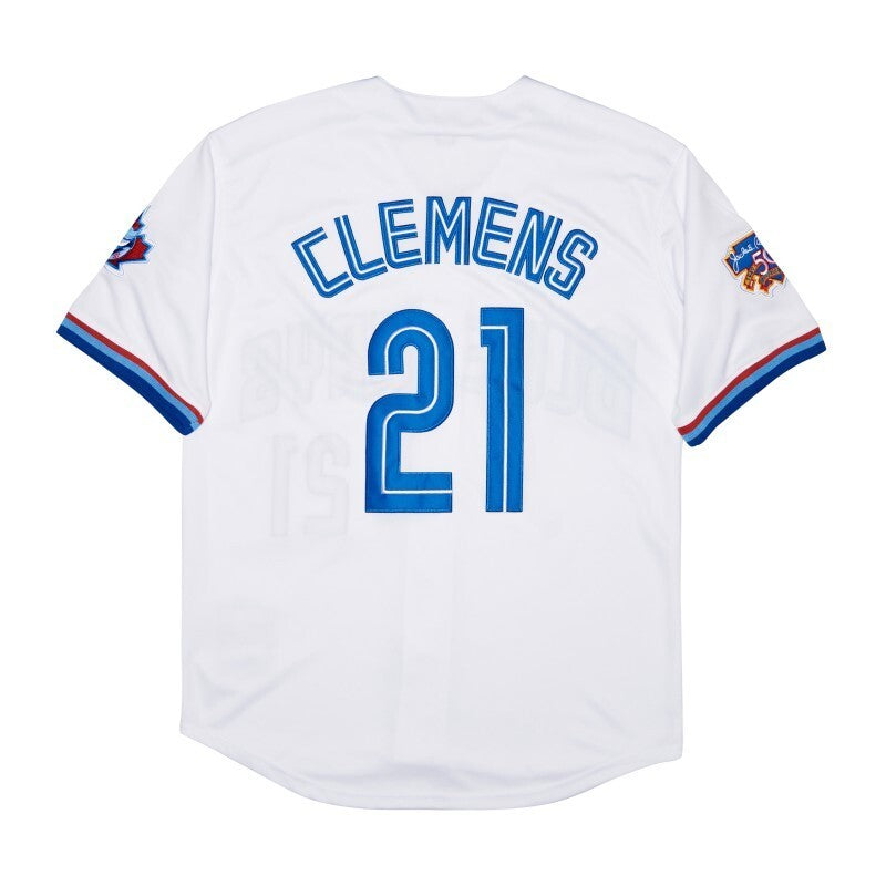 Toronto Blue Jays #21 Roger Clemens Style 2 Baseball Jersey baseball jersey product view 1