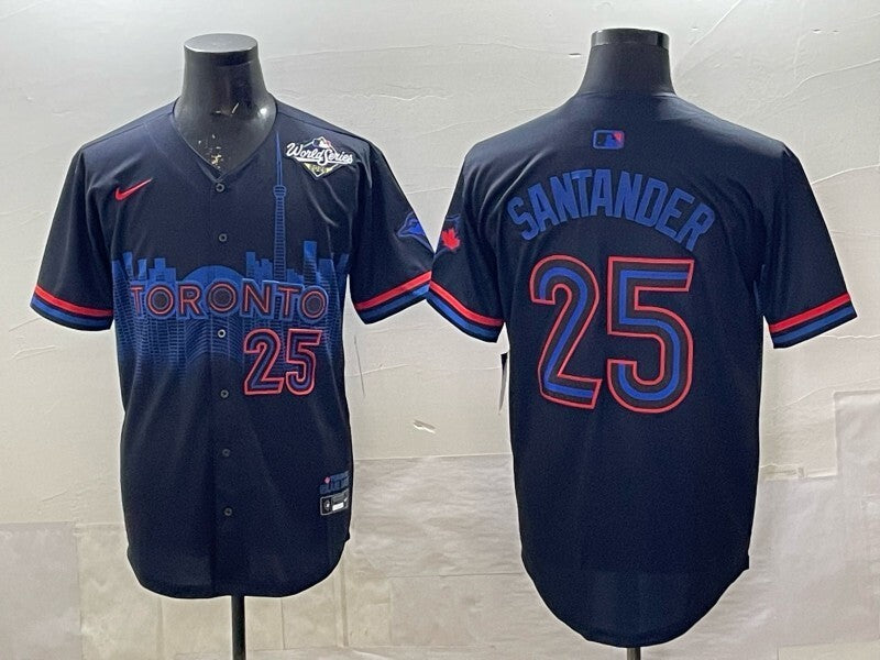 Toronto Blue Jays #25 Anthony Santander Blue Jays Adult Style 1 Baseball Jersey baseball jersey product view 1