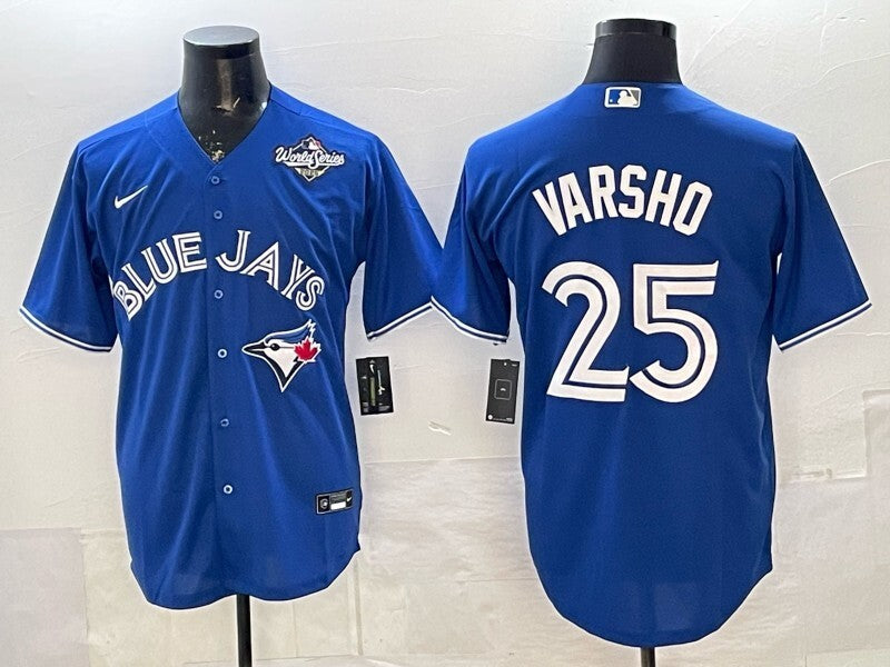 Toronto Blue Jays #25 Daulton Varsho Blue Jays Adult Style 5 Baseball Jersey baseball jersey product view 1