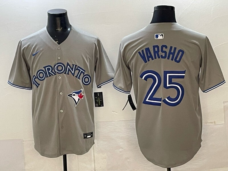 Toronto Blue Jays #25 Daulton Varsho Blue Jays Adult Style 8 Baseball Jersey baseball jersey product view 1