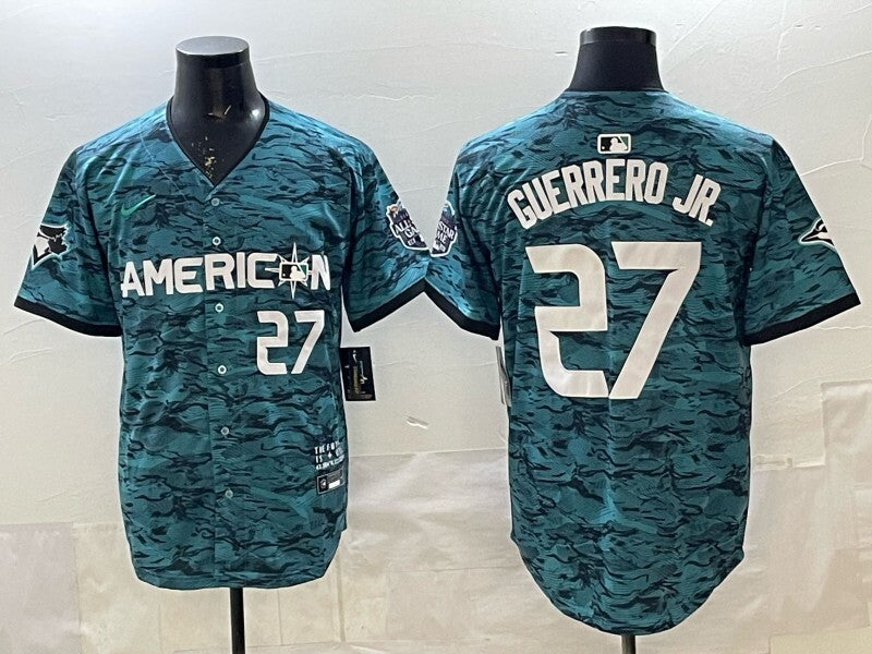 Toronto Blue Jays #27 Vladimir Guerrero Jr. Blue Jays Adult Style 3 Baseball Jersey baseball jersey product view 1