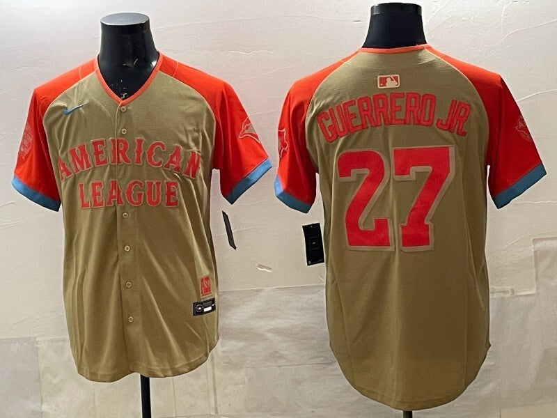 Toronto Blue Jays #27 Vladimir Guerrero Jr. Blue Jays Adult Style 6 Baseball Jersey baseball jersey product view 1