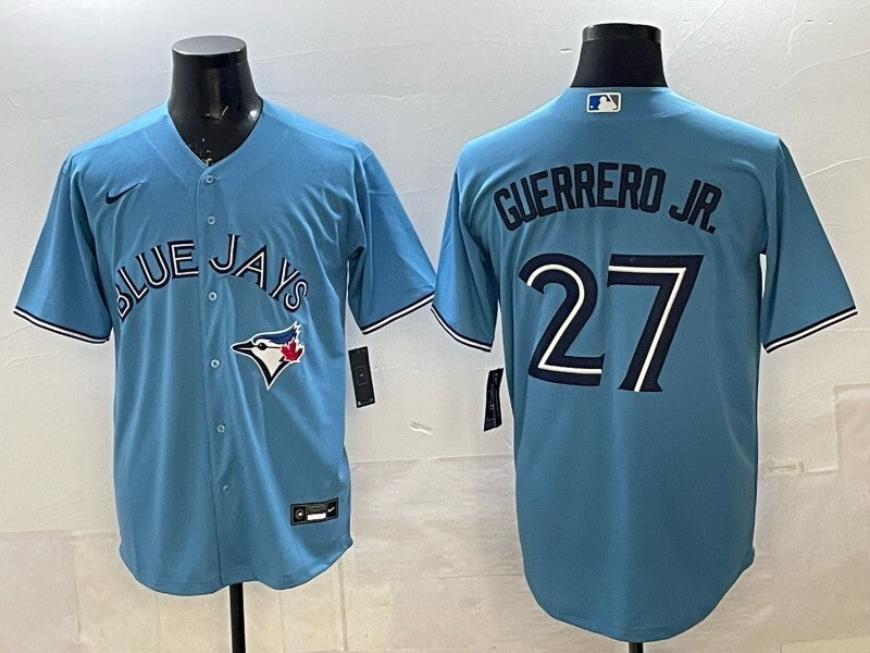 Toronto Blue Jays #27 Vladimir Guerrero Jr. Blue Jays Adult Style 7 Baseball Jersey baseball jersey product view 1