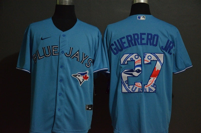 Toronto Blue Jays #27 Vladimir Guerrero Jr Baseball Jersey baseball jersey product view 1