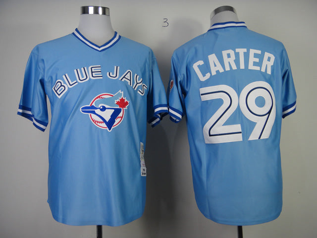 Toronto Blue Jays #29 Blue Jays 29 Blue 1993 Retro Baseball Jersey baseball jersey product view 1