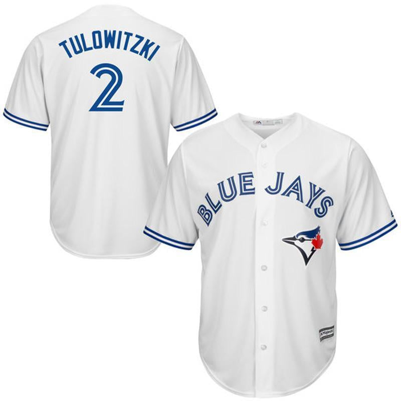 Toronto Blue Jays #2 Troy Tulowitzki Style 2 Baseball Jersey baseball jersey product view 1