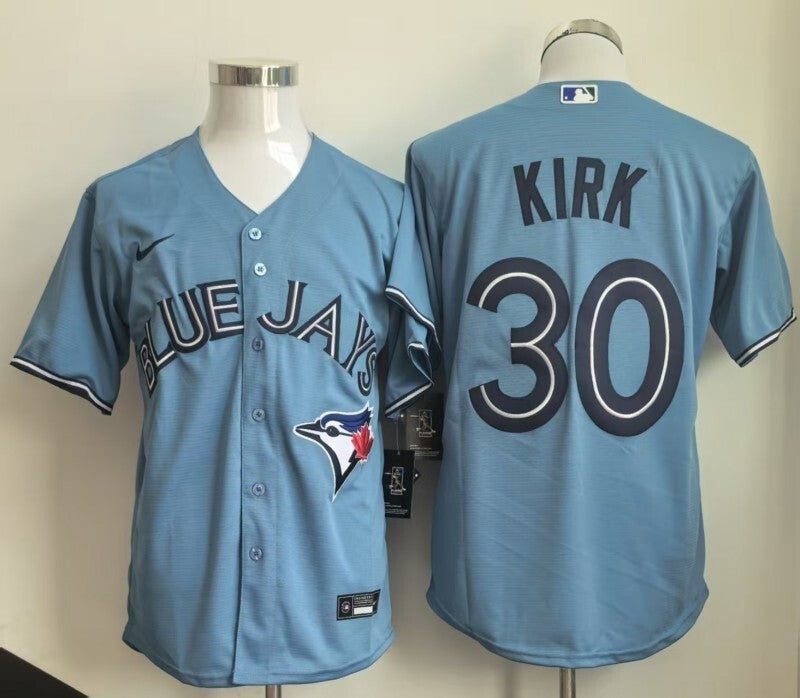 Toronto Blue Jays #30 Alejandro Kirk Blue Jays Style 3 Baseball Jersey baseball jersey product view 1