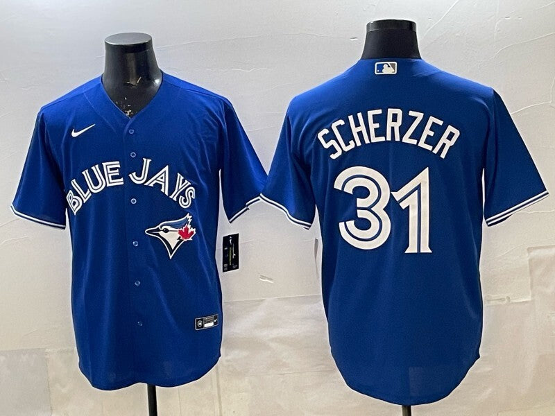 Toronto Blue Jays #31 Max Scherzer Blue Jays Adult Style 2 Baseball Jersey baseball jersey product view 1