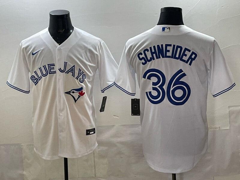 Toronto Blue Jays #36 Davis Schneider Blue Jays Adult Style 3 Baseball Jersey baseball jersey product view 1