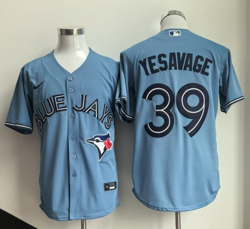 Toronto Blue Jays #39 Trey Yesavage Blue Jays 39 Light Blue Fan Baseball Jersey baseball jersey product view 1