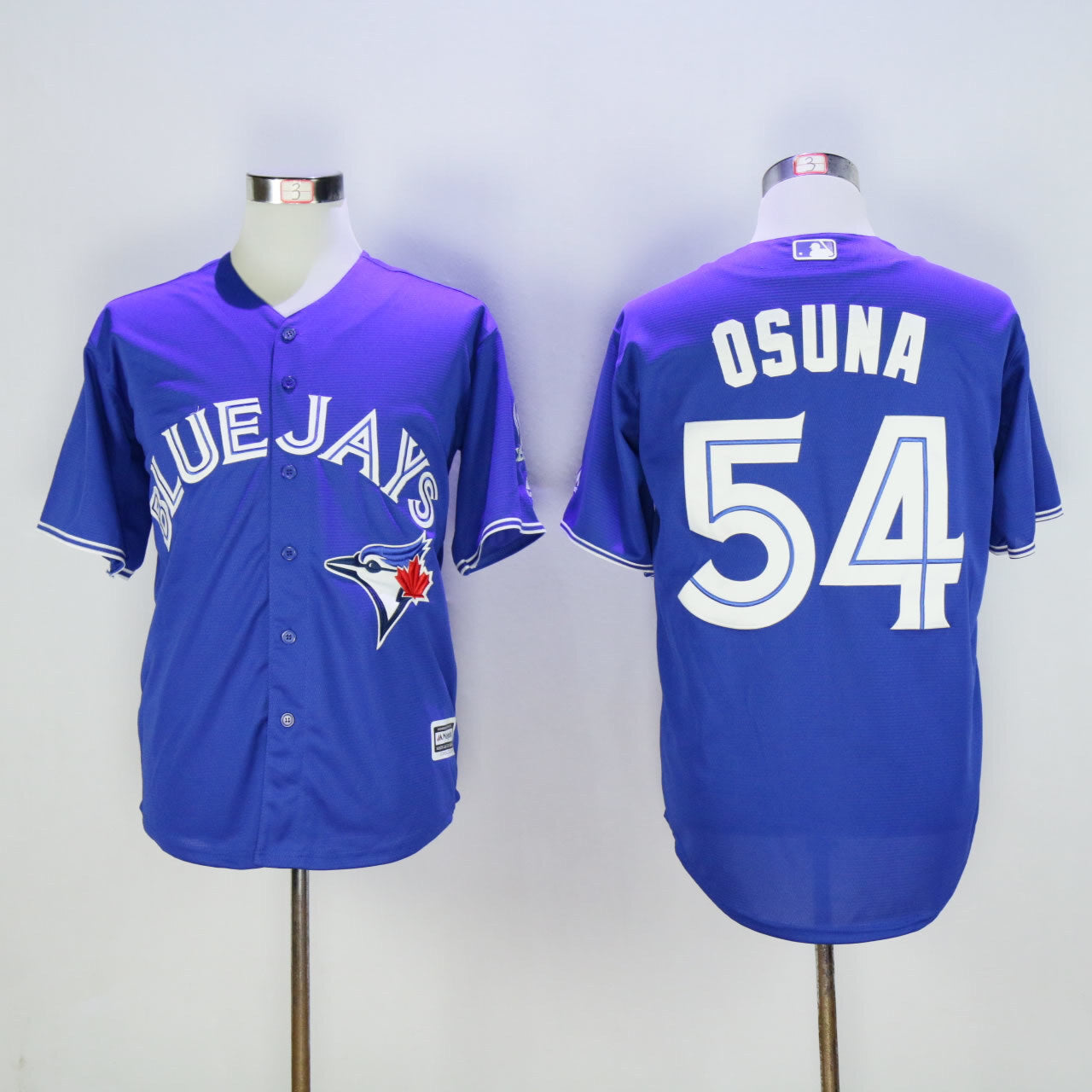 Toronto Blue Jays #54 Roberto Osuna Blue Jays 54 Blue Fan Baseball Jersey baseball jersey product view 1