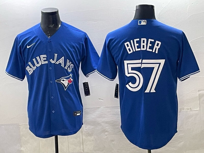 Toronto Blue Jays #57 Trent Thornton Blue Jays Adult Style 4 Baseball Jersey baseball jersey product view 1