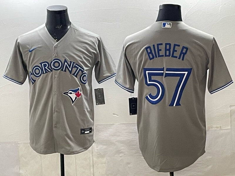 Toronto Blue Jays #57 Trent Thornton Blue Jays Adult Style 6 Baseball Jersey baseball jersey product view 1