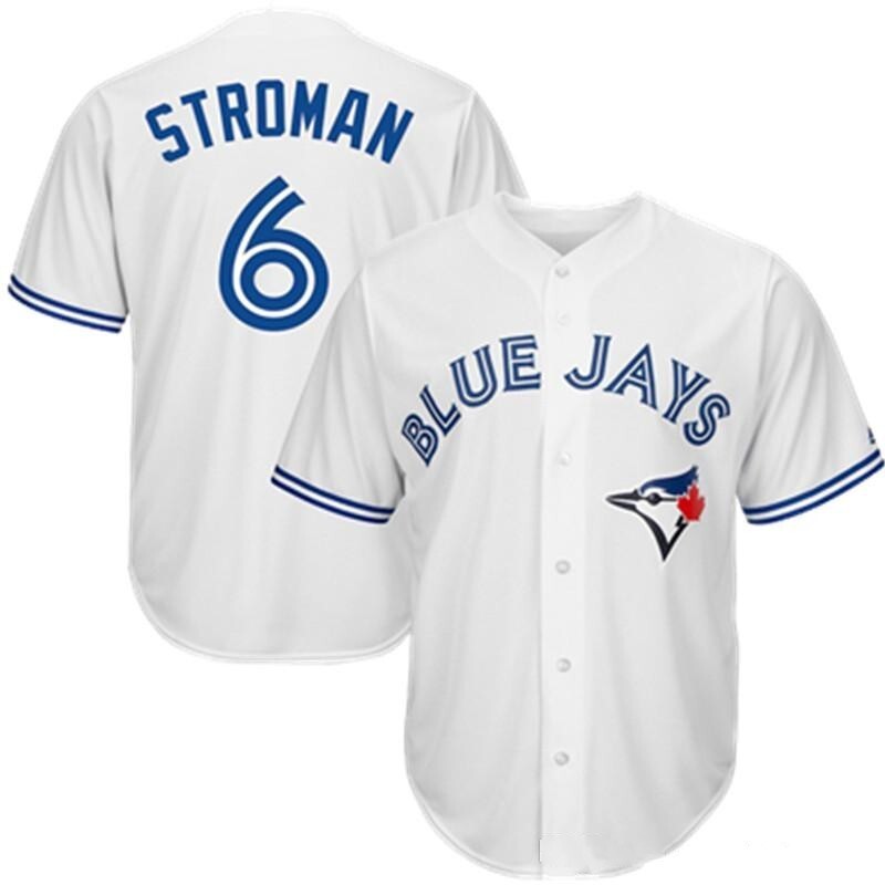 Toronto Blue Jays #6 Marcus Stroman Style 1 Baseball Jersey baseball jersey product view 1
