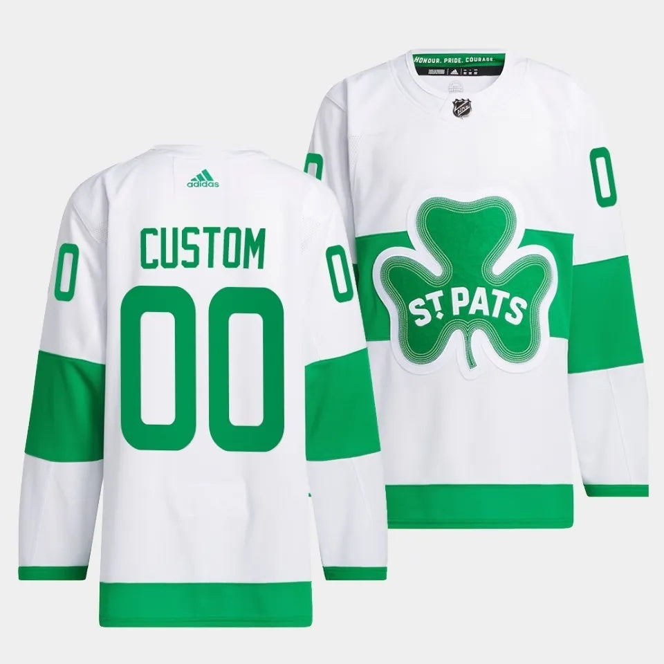 Toronto Maple Leafs Custom 2024 St. Patricks Alternate Authentic Jersey Hockey Jersey hockey jersey product view 1