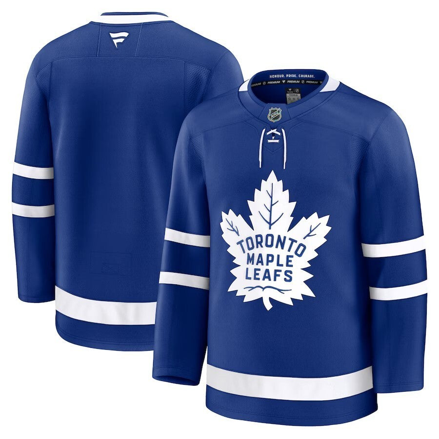 Toronto Maple Leafs Fanatics Home Premium Jersey - Blue Hockey Jersey hockey jersey product view 1