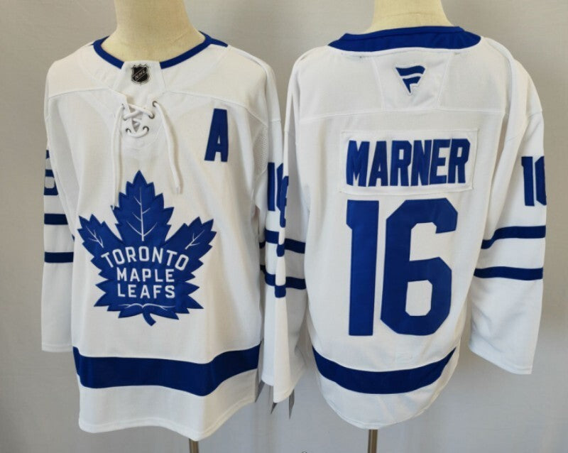 Toronto Maple Leafs #16 Mitchell Marner Maple Leafs Style 1 Hockey Jersey hockey jersey product view 1