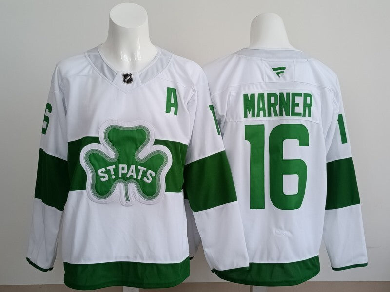 Toronto Maple Leafs #16 Mitchell Marner Maple Leafs Style 4 Hockey Jersey hockey jersey product view 1