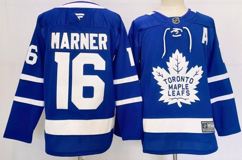 Toronto Maple Leafs #16 Mitchell Marner Style 1 Hockey Jersey hockey jersey product view 1