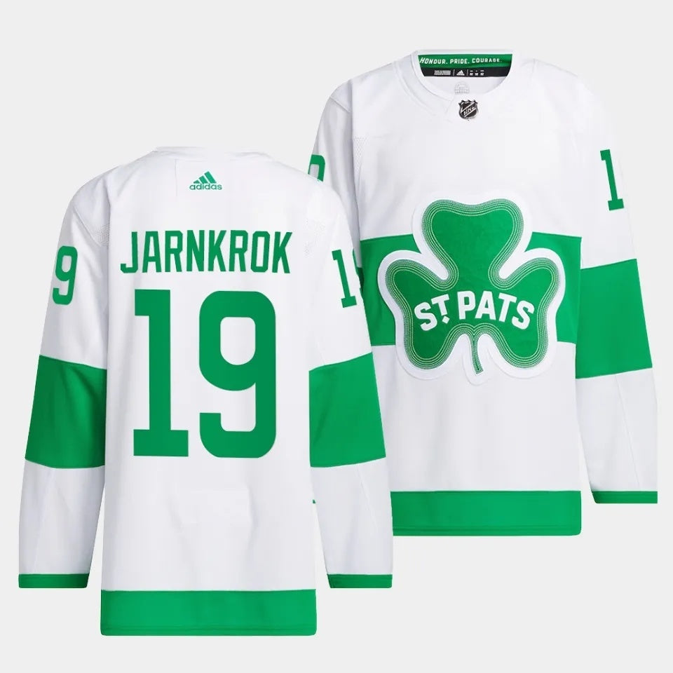 Toronto Maple Leafs #19 Calle Jarnkrok 2024 St. Patricks Alternate Authentic Jersey Hockey Jersey hockey jersey product view 1