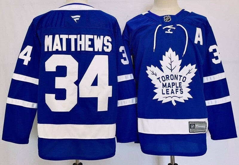 Toronto Maple Leafs #34 Auston Matthews Style 3 Hockey Jersey hockey jersey product view 1