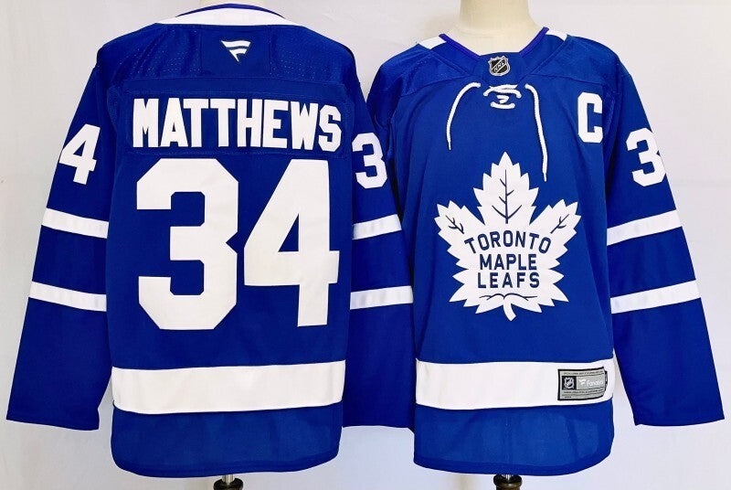 Toronto Maple Leafs #34 Auston Matthews Style 5 Hockey Jersey hockey jersey product view 1