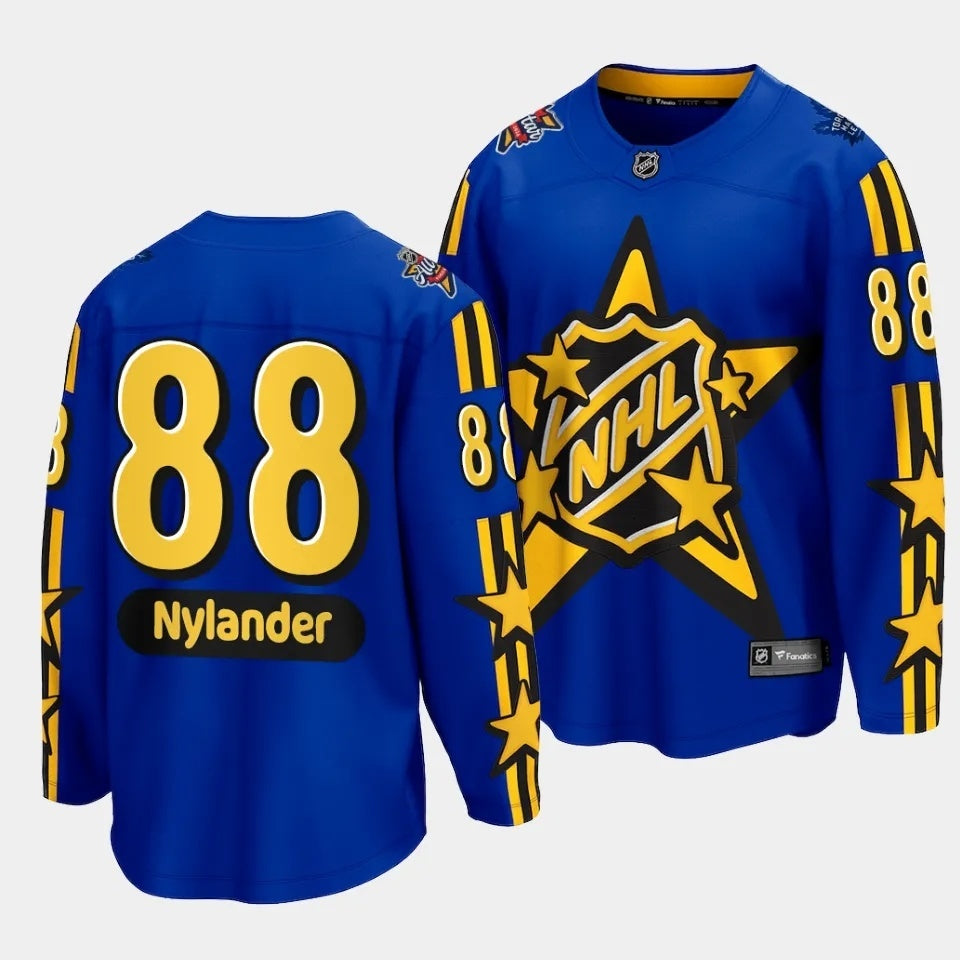 Toronto Maple Leafs #88 William Nylander 2024 NHL All-Star Blue Jersey Style 2 Hockey Jersey hockey jersey product view 1