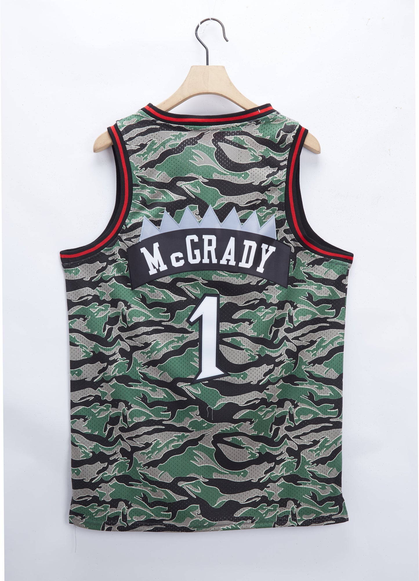 Toronto Raptors Raptors 1 # Tigers Retro Jersey Style 1 Basketball Jersey basketball jersey product view 1