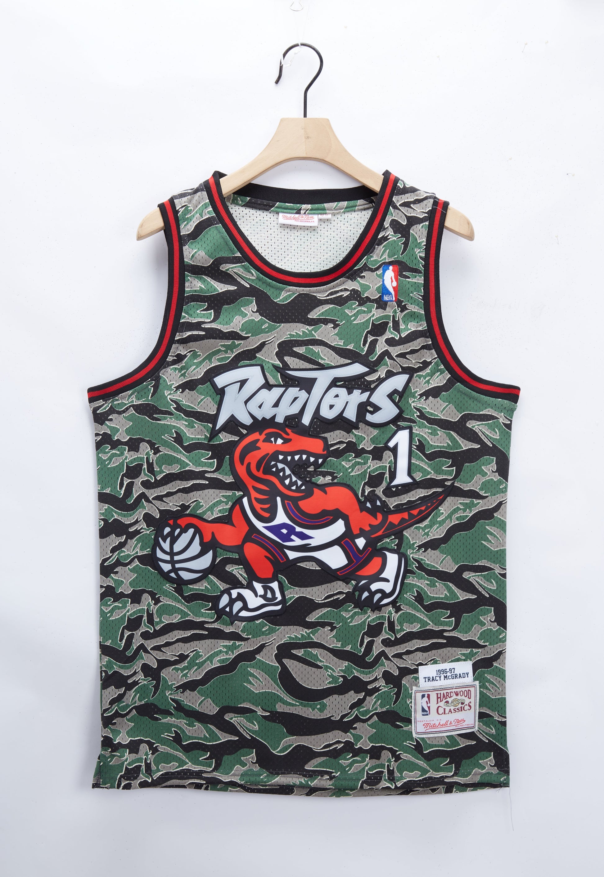 Toronto Raptors Raptors 1 # Tigers Retro Jersey Style 2 Basketball Jersey basketball jersey product view 1