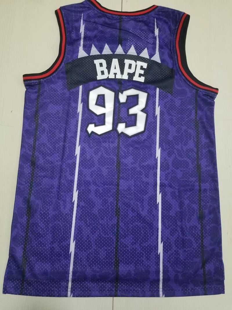 Toronto Raptors Raptors 93 Purple s-xxl Style 1 Basketball Jersey basketball jersey product view 1