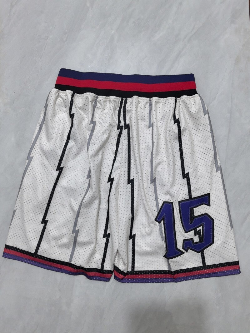 Toronto Raptors Raptors Retro White Shorts Style 1 Basketball Jersey basketball jersey product view 1