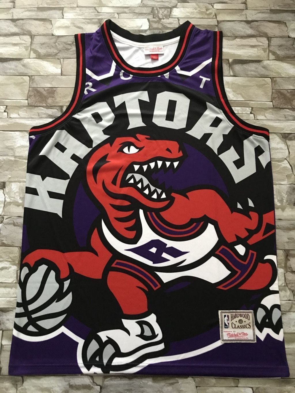 Toronto Raptors Raptors mitchell&ness Purple Style 4 Basketball Jersey basketball jersey product view 1