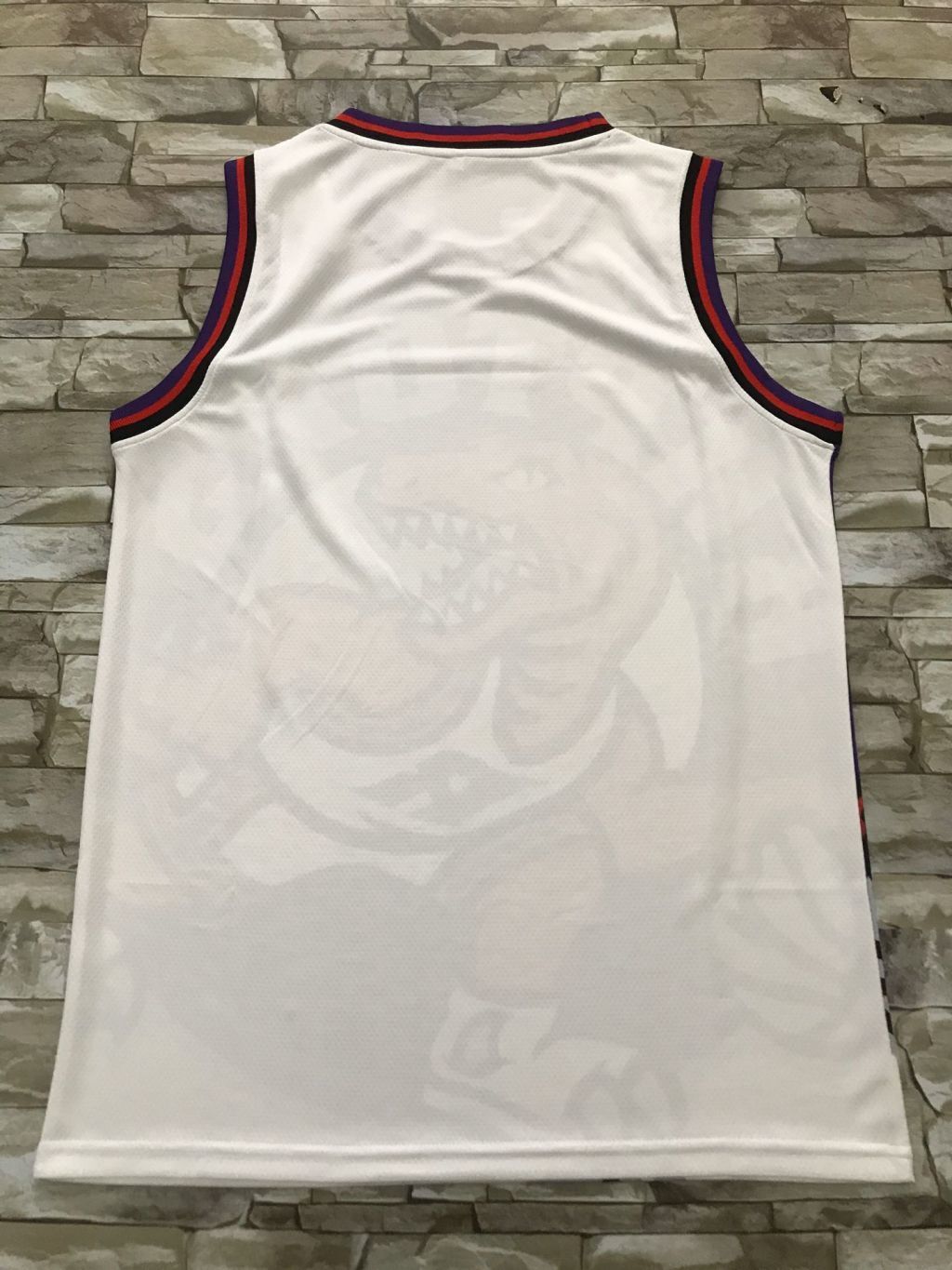 Toronto Raptors Raptors mitchell&ness Retro White Style 1 Basketball Jersey basketball jersey product view 1