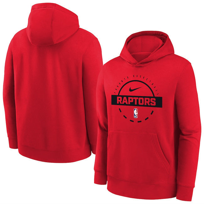 Toronto Raptors Red 2025 26 Practice Club Pullover Hoodie2 Basketball Jersey basketball jersey product view 1