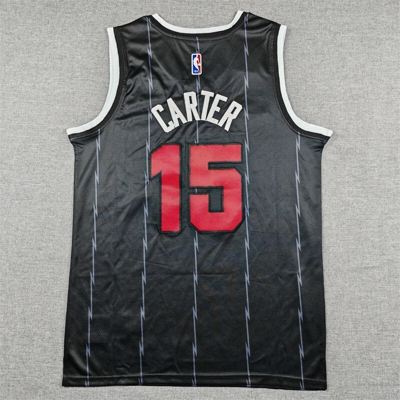 Toronto Raptors #15 Vince Carter 26 Raptors 15 Black City Edition Style 1 Basketball Jersey basketball jersey product view 1