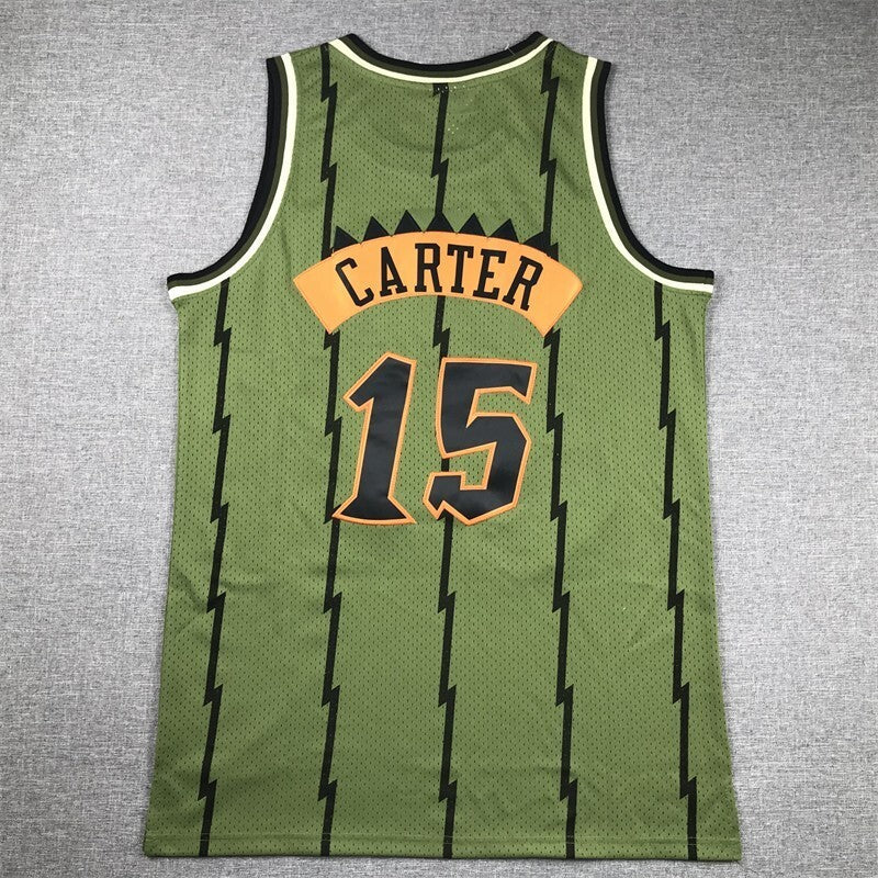 Toronto Raptors #15 Vince Carter Raptors 15 Green s-xxl Style 1 Basketball Jersey basketball jersey product view 1